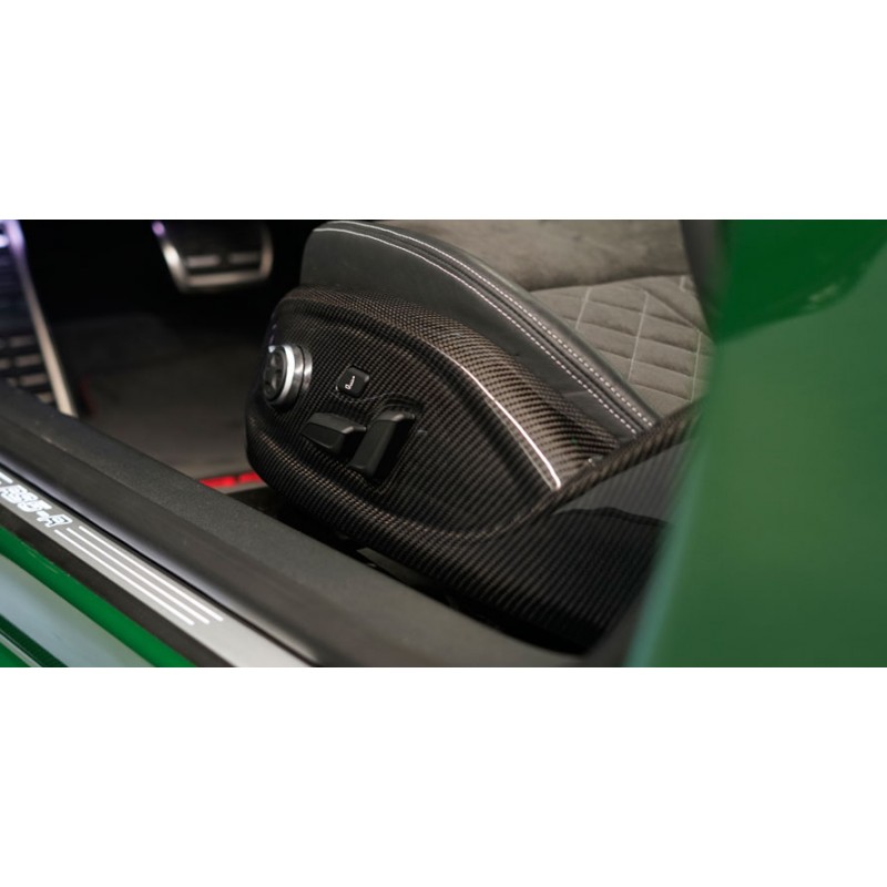 Molduras base asientos carbono ABT Audi RS4 Avant B9